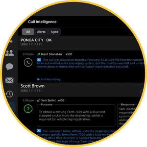 AI insights for your business calls.